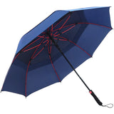 Windproof Oversized Golf Umbrella - Navy Blue-Repel Umbrella